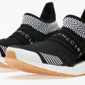 Incredible Deal--Adidas Ultra Boost X 3D Stella McCartney Core black and white